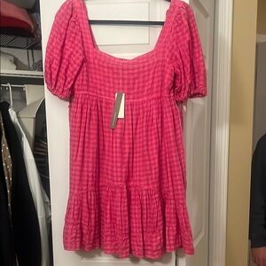Anthropologie  Gingham Women's Dress
